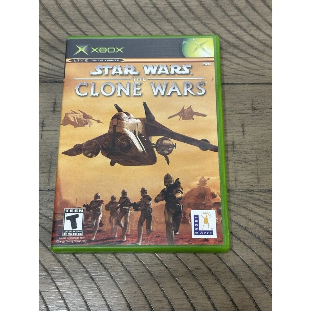 Star Wars: The Clone Wars (Original Xbox) CIB Complete (Microsoft Xbox, 2003)